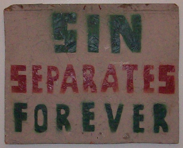 sin separates forever
