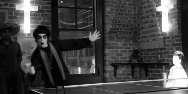 Ping pong tables at Sister Louisa's CHURCH in Atlanta